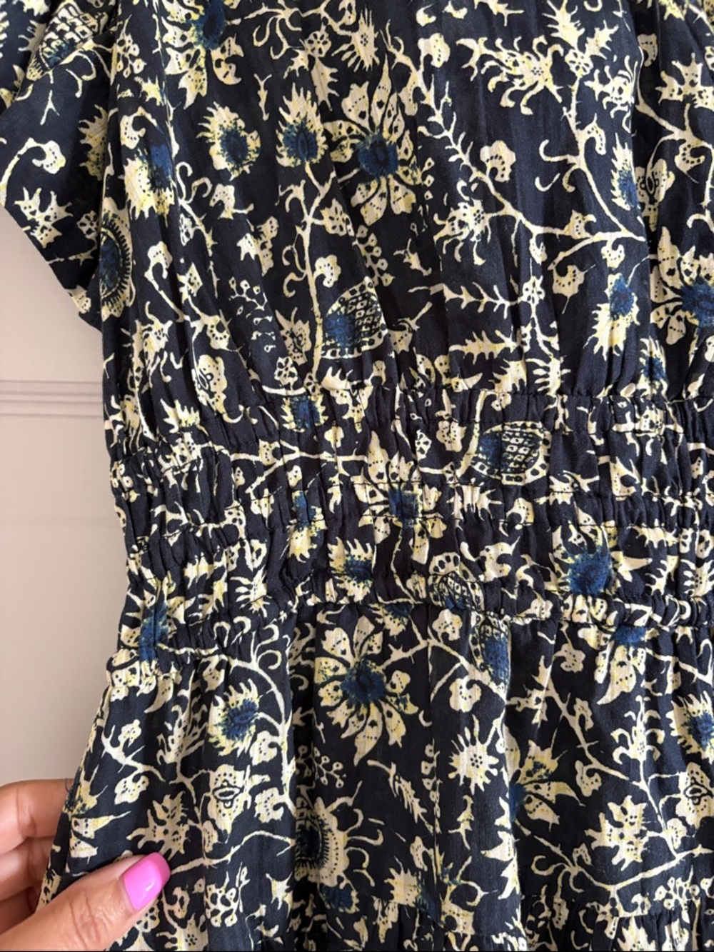 Ulla Johnson Lyria Floral Cotton Blend Midi Dress size 10 - Picture 5 of 5